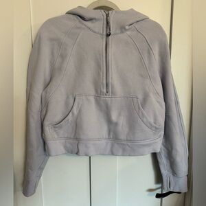 lululemon athletica Lavender scuba oversized Half-Zip Hoodie